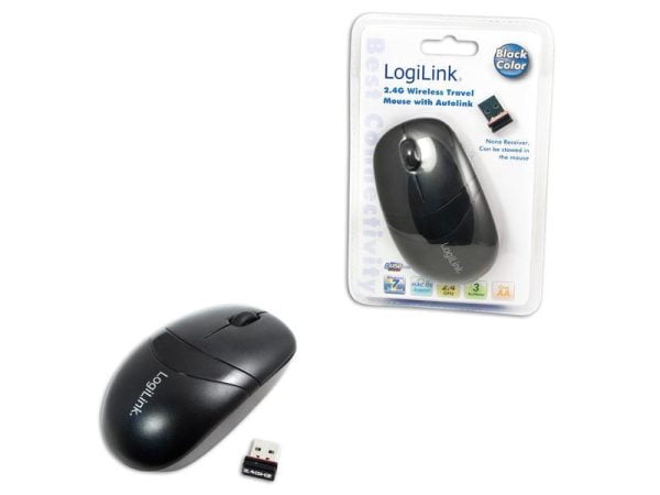4GHz travel mouse with autolink black (ID0069)