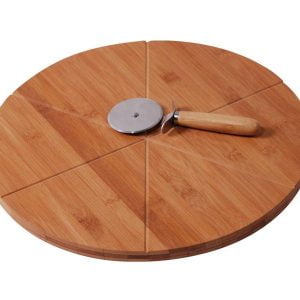 MK Bamboo VENEZIA - Pizza Board with Cutter