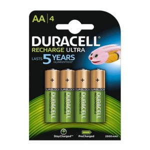 Rechargeable batteries Duracell AA Mignon 2500mAH (4 Pcs)