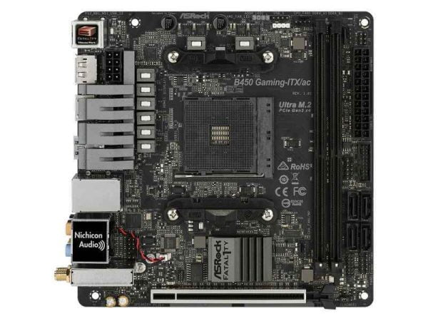 ASRock B450 Gaming-ITX/ac AMD AM4 ITX retail - Motherboard 90-MXB870-A0UAYZ