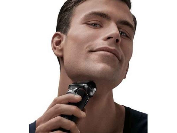 Braun Shaver 5030s Series 5 + EN 10 Nose-Ear Trimmer Black/Red