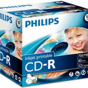 CD-R Philips 700MB 10pcs jewel case