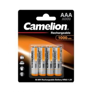 Rechargeable batteries Camelion AAA Micro 1000mAH (4 Pcs)