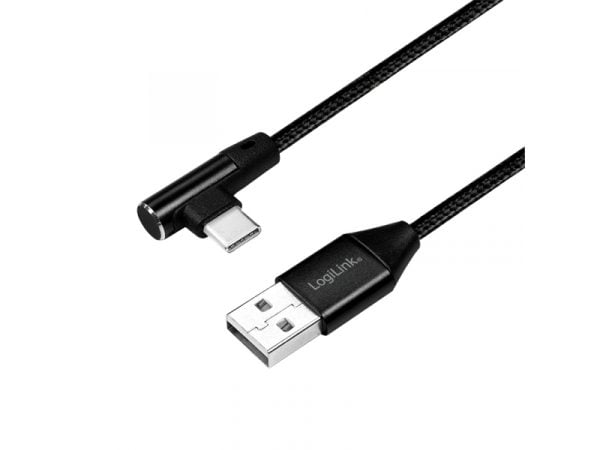 LogiLink USB-Stecker USB 2.0 zu USB-C (90° gewinkelt) 0