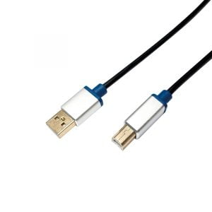 LogiLink Premium USB 2.0 Verbindungskabel USB-A auf USB-B 2m BUAB220