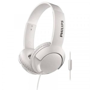 Philips Bass+ On-Ear Headset White SHL3075WT