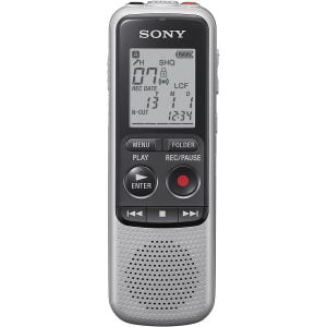 Sony 4GB Digital Voice Recorder - Silver - ICDBX140.CE7