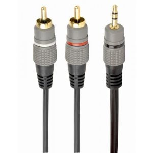 CableXpert 3.5 mm stereo plug to 2 RCA plugs 5m Cable CCA-352-5M