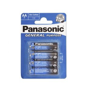 Batterie Panasonic (Blau) General R6 Mignon AA (4 St.)