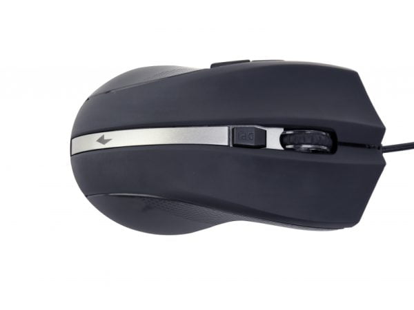 Gembird USB G-laser mouse 2400 dpi 6-button black - Mouse MUS-GU-02