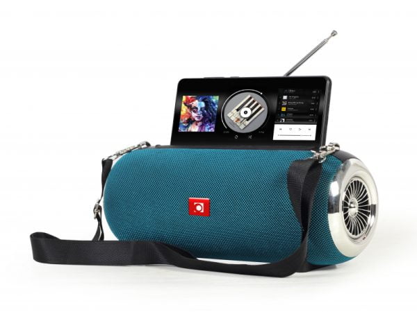 GMB Audio portable Bluetooth speaker with FM-radio green - SPK-BT-17-G
