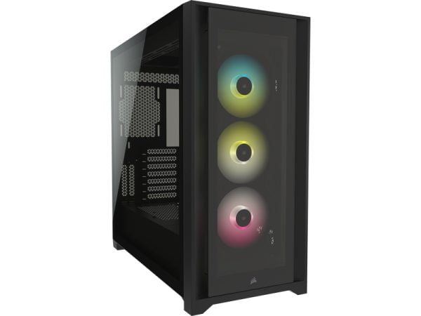 CORSAIR Midi iCUE5000X RGB (Tempered Glass) Black CC-9011212-WW