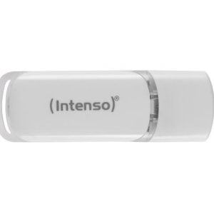 Intenso Flash Line - 64 GB - USB Type-C - 3.2 Gen 1 (3.1 Gen 1) - 70 MB/s - Cap - White 3538490