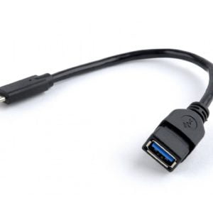 CableXpert 0.2 m - USB Type-C - USB Type-A - Black A-OTG-CMAF3-01
