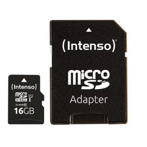 Intenso MicroSD 16GB + Adapter CL10