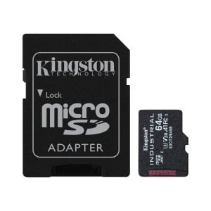 Kingston 64GB Industrial microSDHC 100MB/s +Adapter SDCIT2/64GB