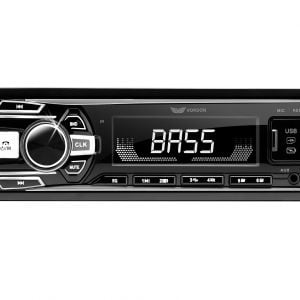 Vordon Car Radio HT-202 with AUX/Bluetooth/Lighting/ISO (Black)