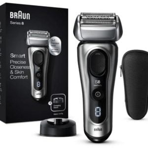Braun Men's Shaver Series 8 8417s Wet&Dry Waterproof (Black/Silver)