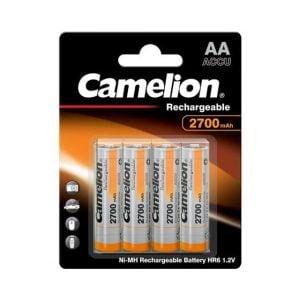 Rechargeable batteries Camelion AA Mignon 2700mAH + Box (4 Pcs)