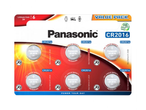 Panasonic Battery Lithium CR2016