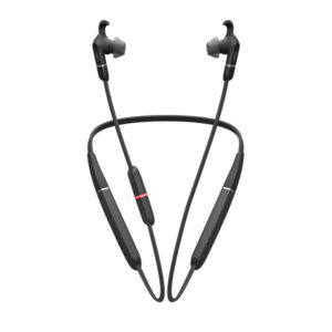 Jabra Evolve 65e MS & Link 370 Headset Neckband Black Binaural 6599-623-109