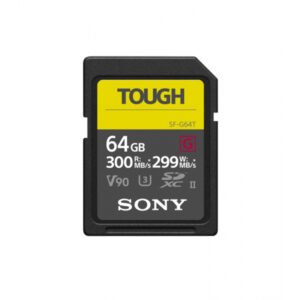 Sony SDXC G Tough series 64GB UHS-II Class 10 U3 V90 - SF64TG
