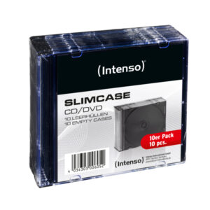Intenso Slim Cases CD/DVD 10er Pack Transparent 9001602