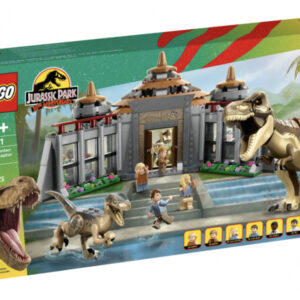 LEGO Jurassic World - Visitor Center T. rex and Raptor Attack (76961)