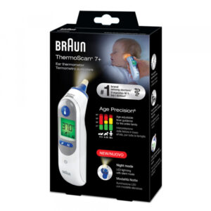 Braun ThermoScan 7+ Thermometer with Night Mode IRT 6525