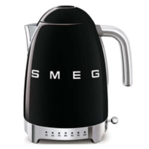 SMEG Electric Kettle Black - KLF04BLEU- shoppydeals.co.uk