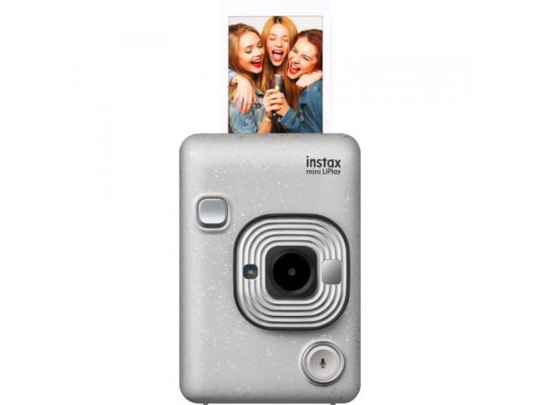 Fujifilm Instax Mini Liplay Instant Camera Stone White 16631758-Shoppydeals.co.uk