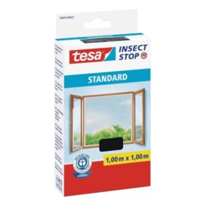 Tesa Insect Stop Fly Screen Standard 1m x 1m (Black)