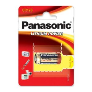 Battery Panasonic Lithium Power CR123 (1 Pcs)