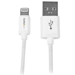 STARTECH Apple 8 Pin Lightning USB Kabel Weiss iPhone/iPod/Ipad 1m USBLT1MW