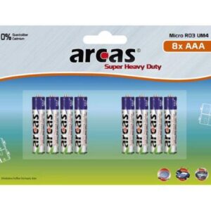 Batterie Arcas R03 Micro AAA (8 pieces)